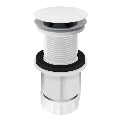 Hygiënische afvoerplug zonder waterslot