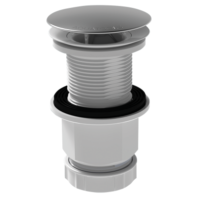 Hygiënische afvoerplug zonder waterslot