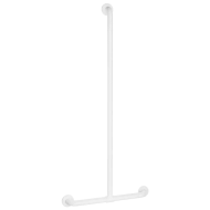 35440W-Barre de maintien en T Basic blanc