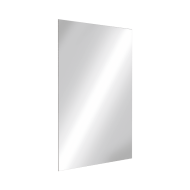 3453-Miroir incassable inox autocollant, H. 600 mm