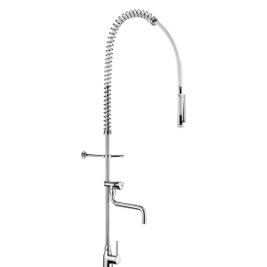 Combiné de prélavage monotrou avec mitigeur