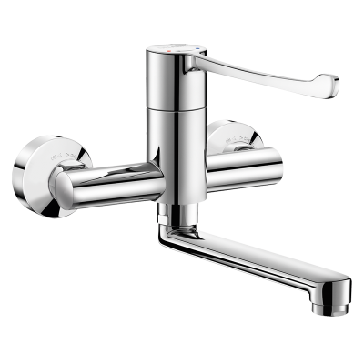 Mitigeur de lavabo mécanique séquentiel mural