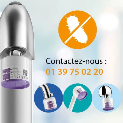 Filtres anti-légionelles douche et robinet