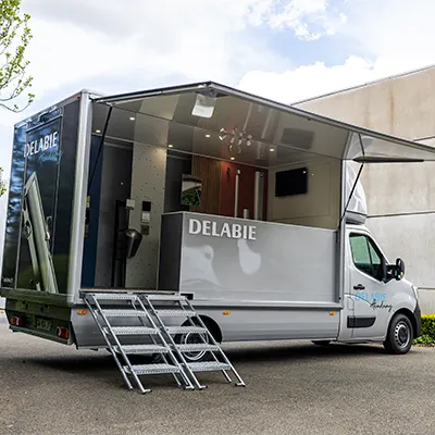 DELABIE déploie ses showrooms itinérants à la rencontre de ses clients