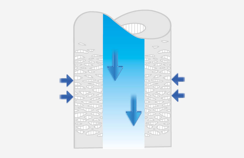 Structure microporeuse