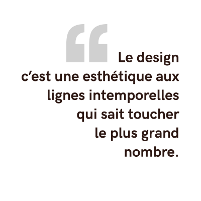 Vous appliquez une vision des biens de consommation aux sanitaires publics, c’est une idée très novatrice… Est-ce une sensibilité personnelle ?