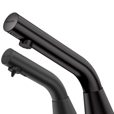 Robinetterie et distributeur de savon BLACK BINOPTIC
